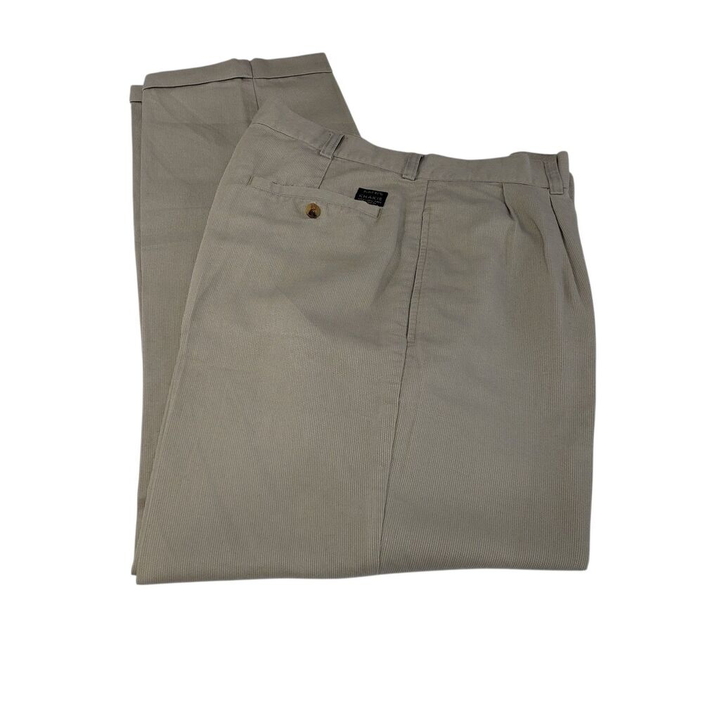 Bugle Boy Originals Men's Pleated Khaki / Chino Pants, Size 34 x 30